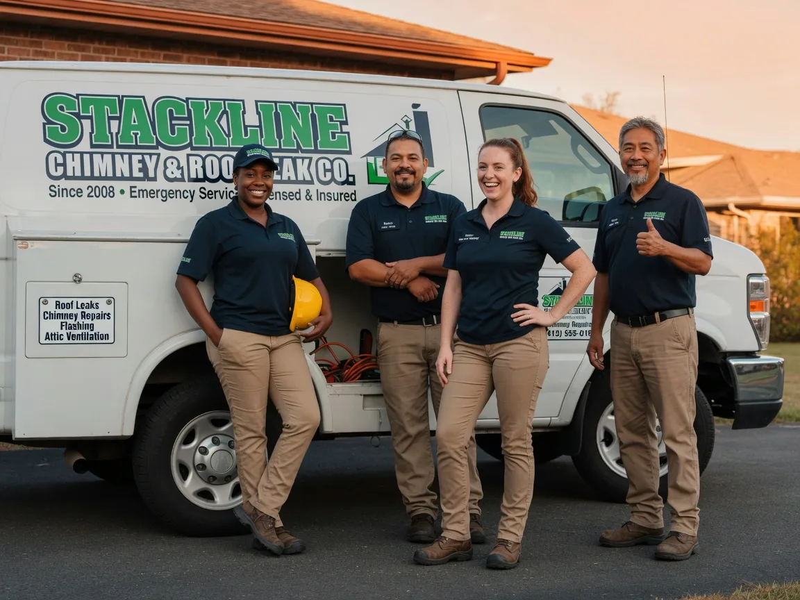 Chimney flashing repair company in Zap, ND